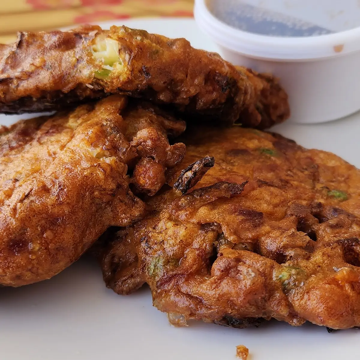 Roast Pork Egg Foo Young 叉燒蓉蛋